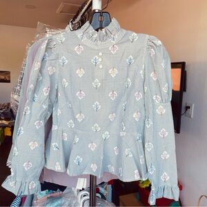 Miss Patina Bow Blouse